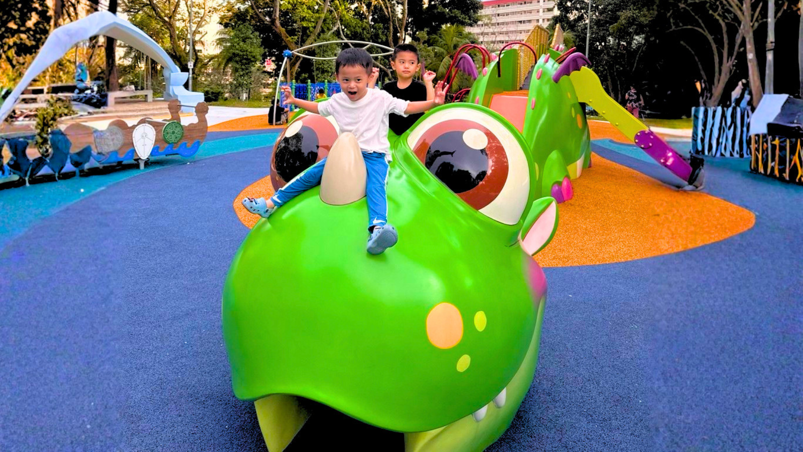 Seashell Park Pasir Ris: The Sea Dragon Playground Our Boys Didn’t Want to Leave