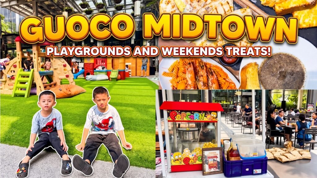 Guoco Midtown: Free Popcorn, Candy Floss, Bubble Machines & Playgrounds All Weekend guoco midtown